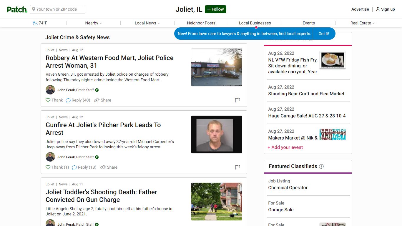 Joliet Crime & Safety News | Joliet, IL Patch